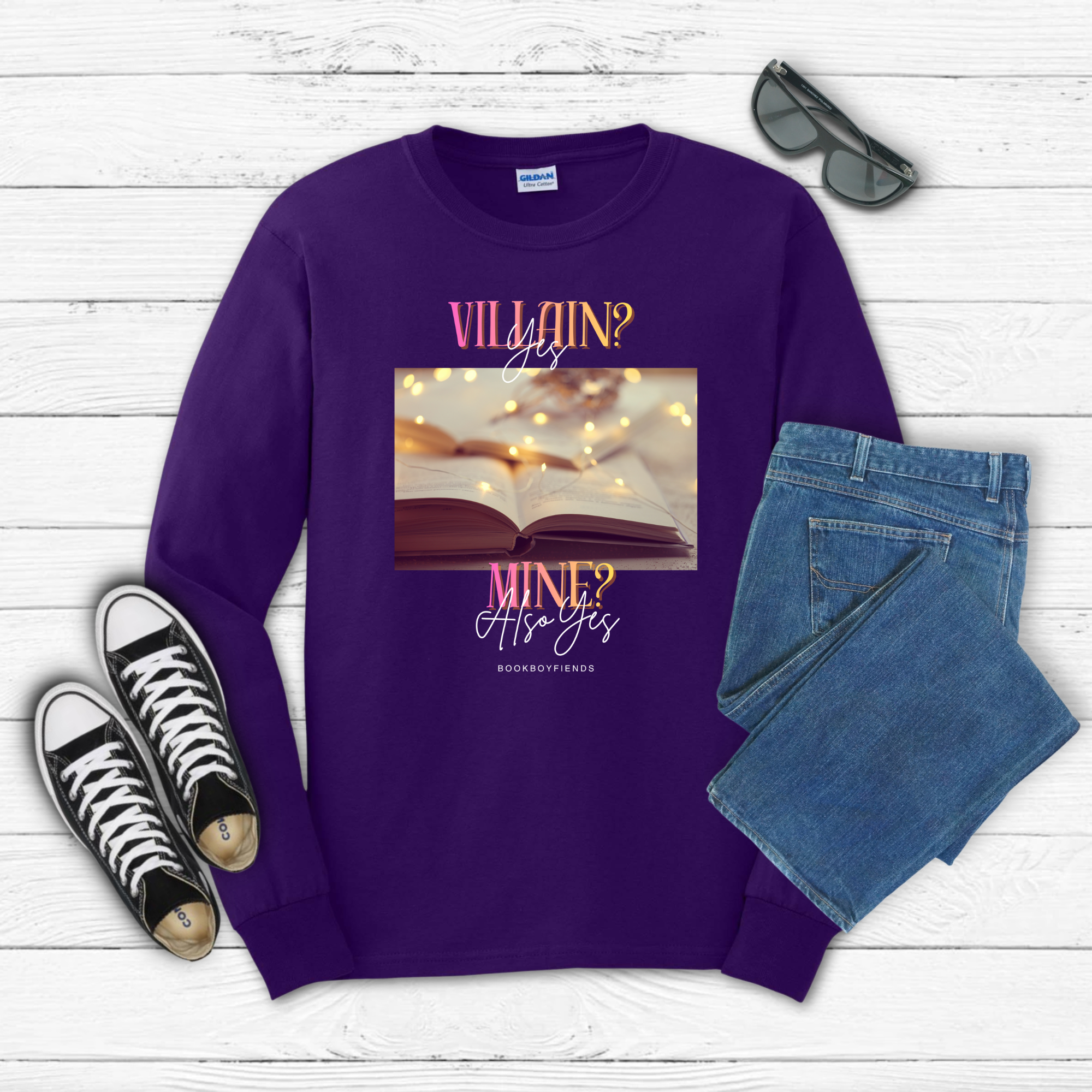 Villain? Yes. Mine? Also Yes. Long Sleeve Tee