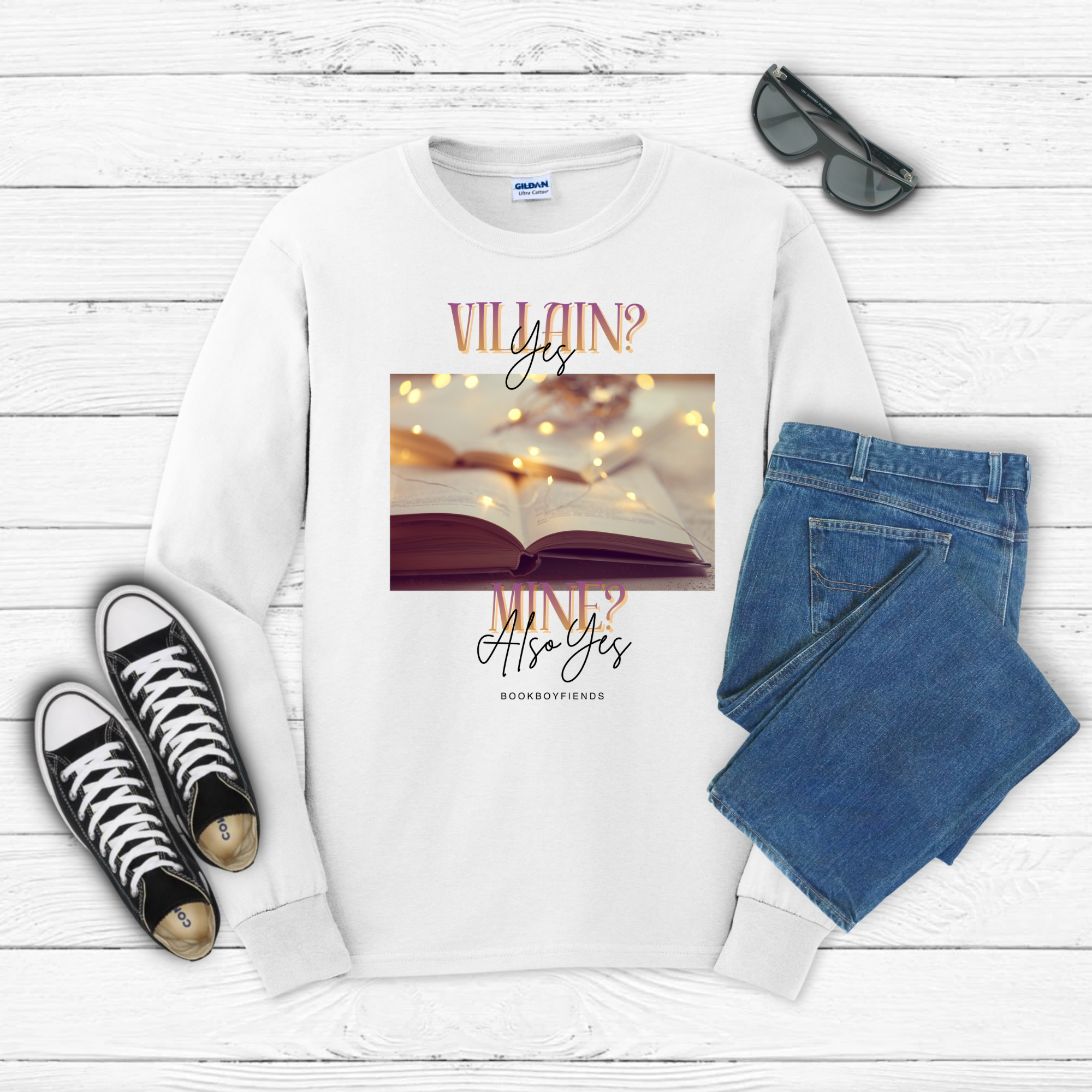 Villain? Yes. Mine? Also Yes. Long Sleeve Tee