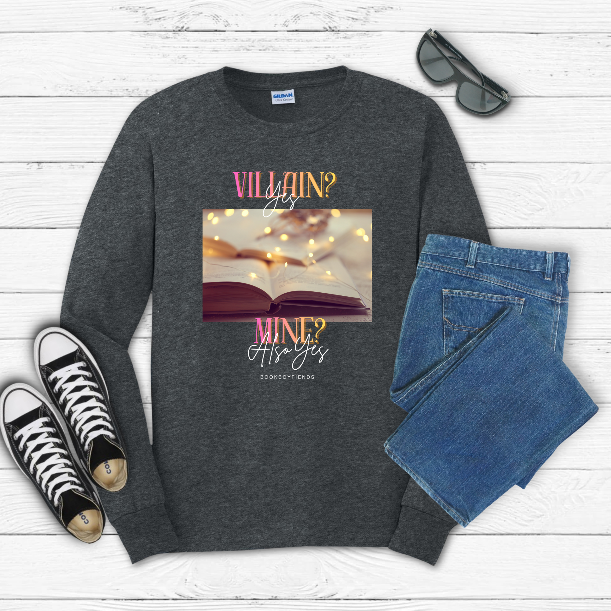 Villain? Yes. Mine? Also Yes. Long Sleeve Tee