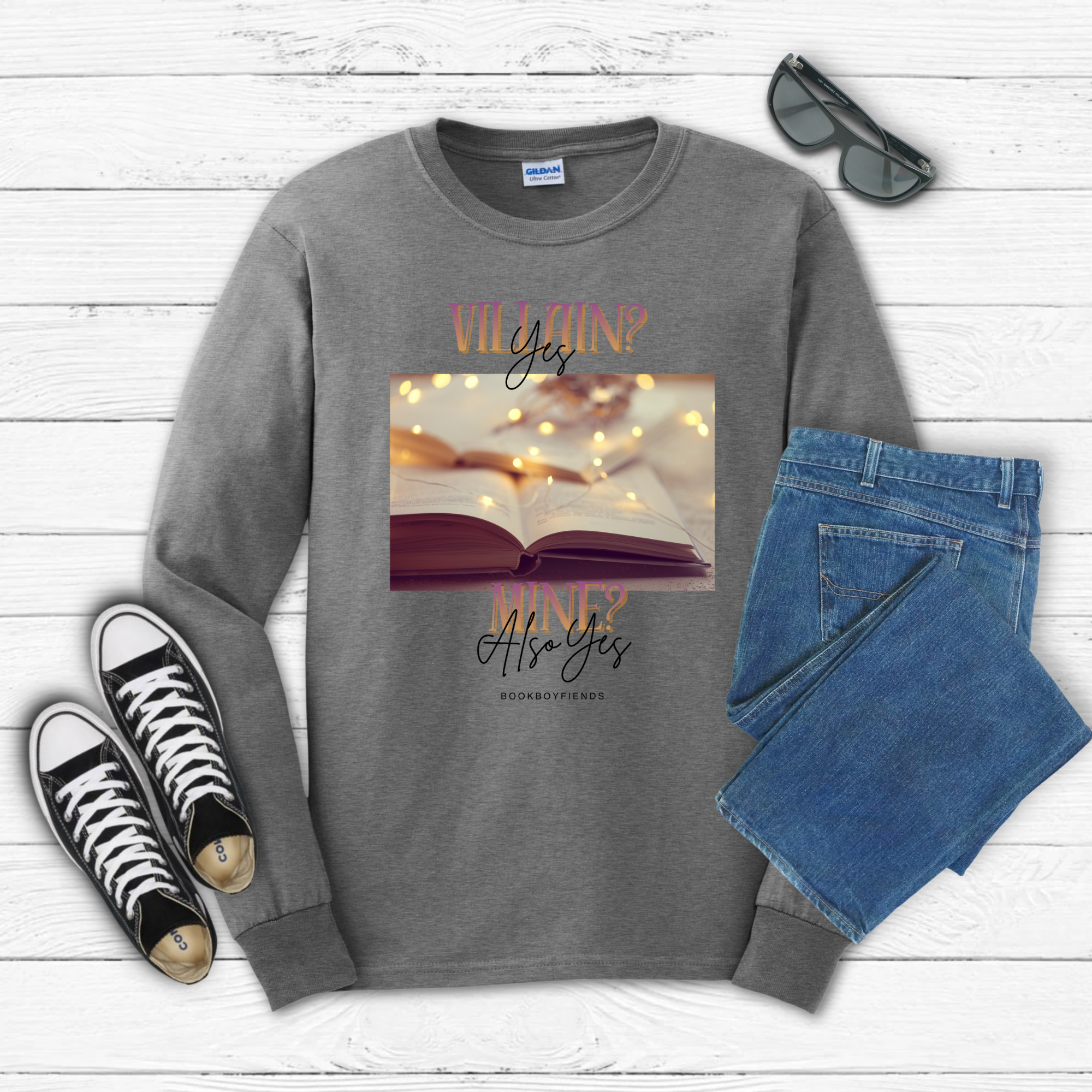 Villain? Yes. Mine? Also Yes. Long Sleeve Tee