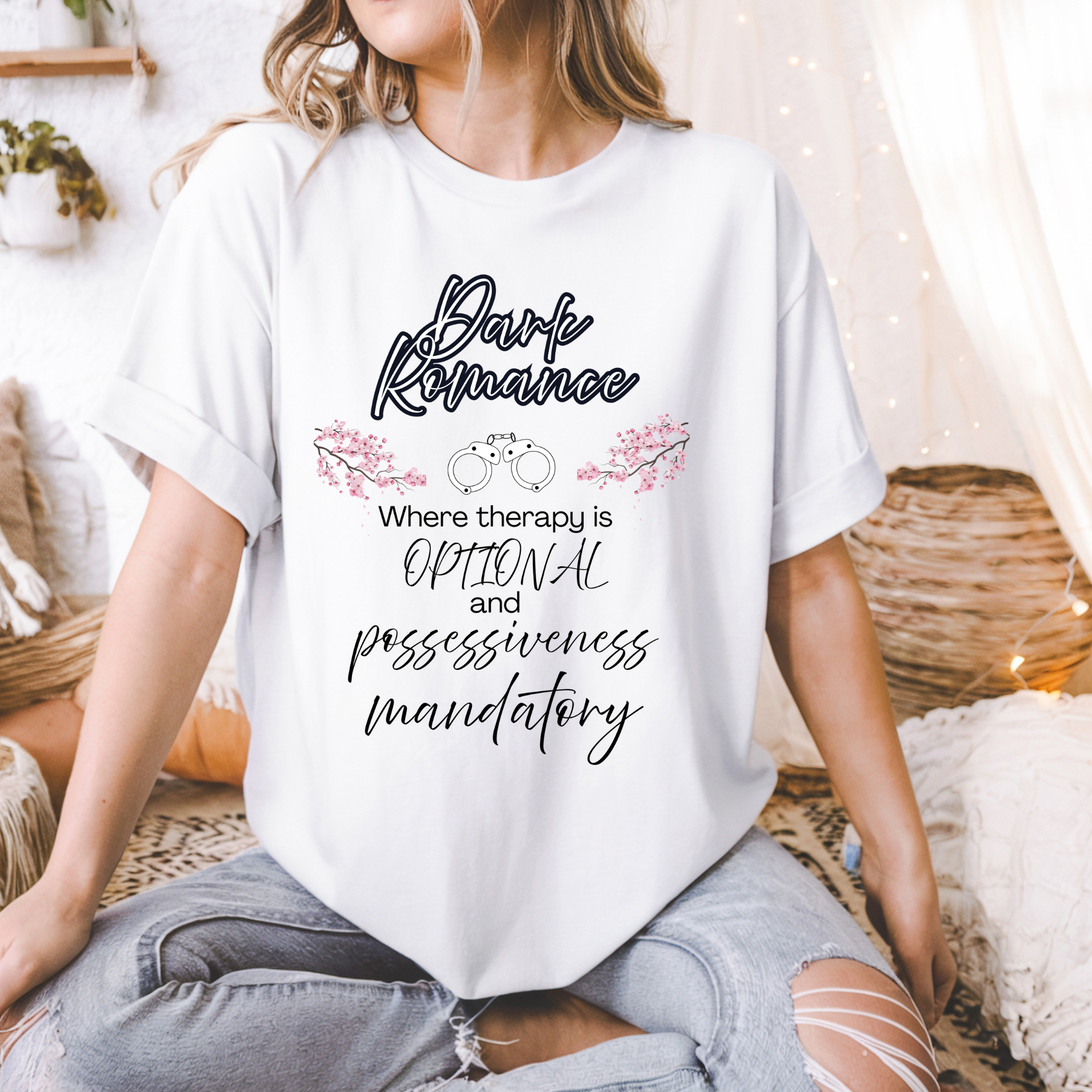 Dark Romance Bookish Tee for Readers