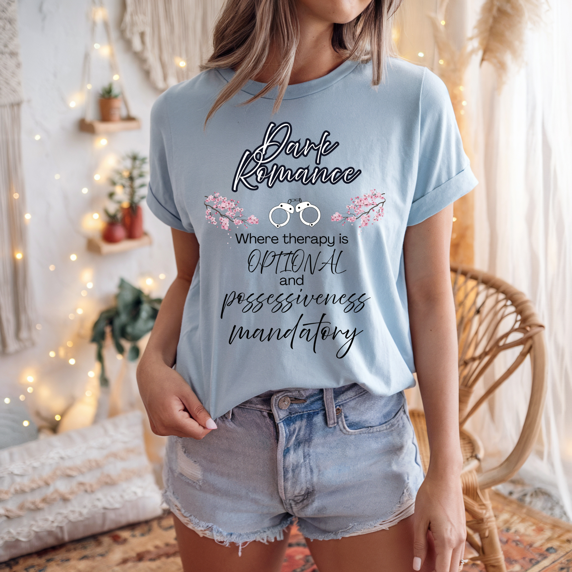 Dark Romance Bookish Tee for Readers