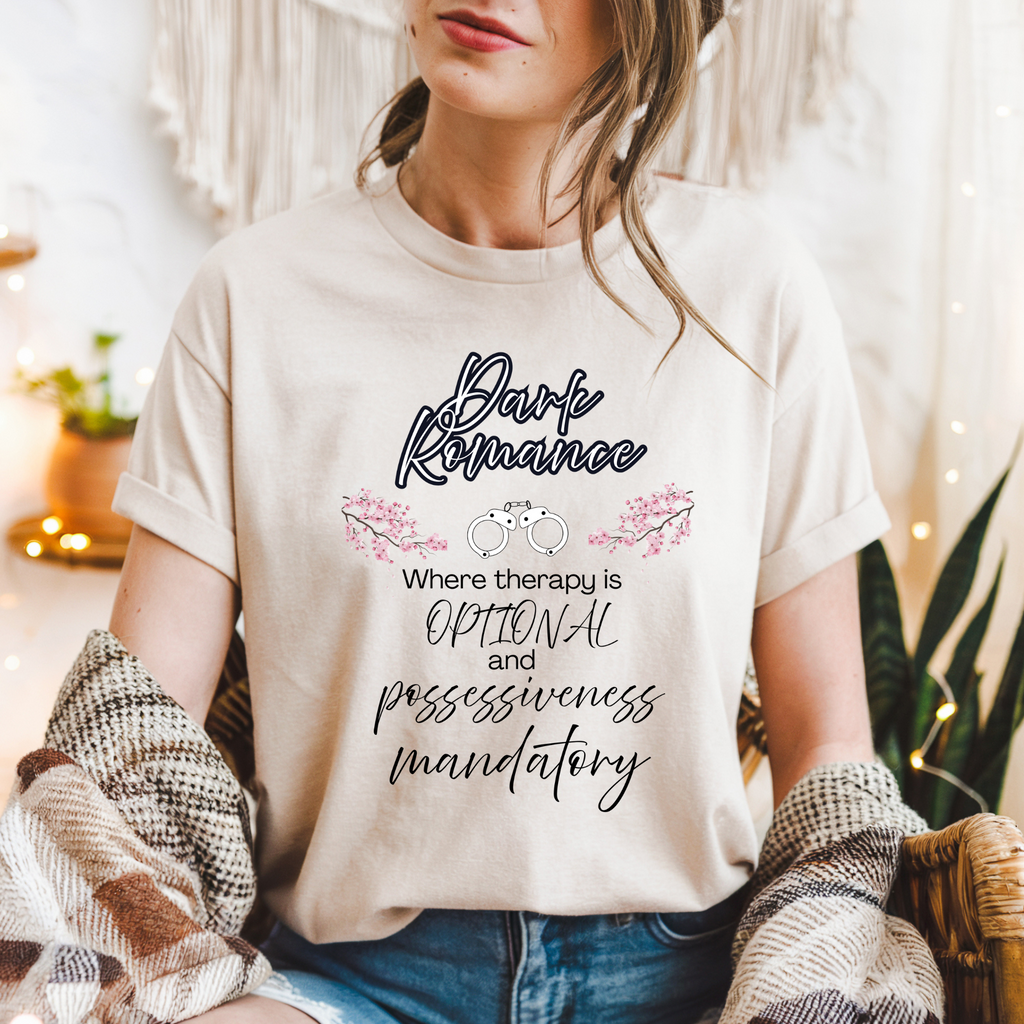 Dark Romance Bookish Tee for Readers