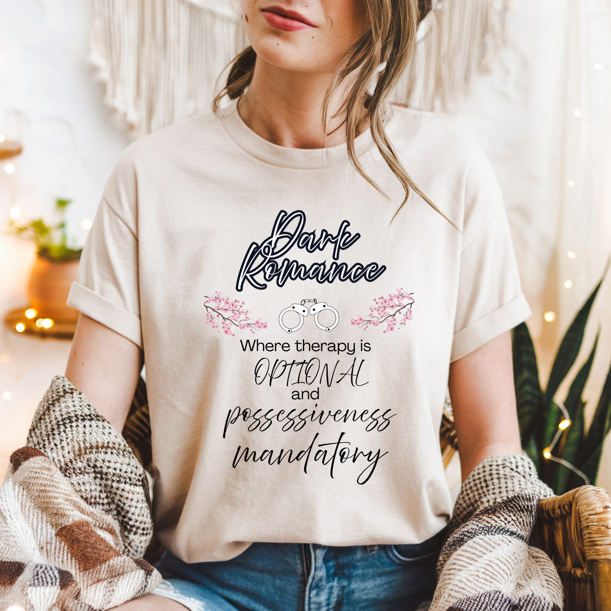 Dark Romance Bookish Tee for Readers