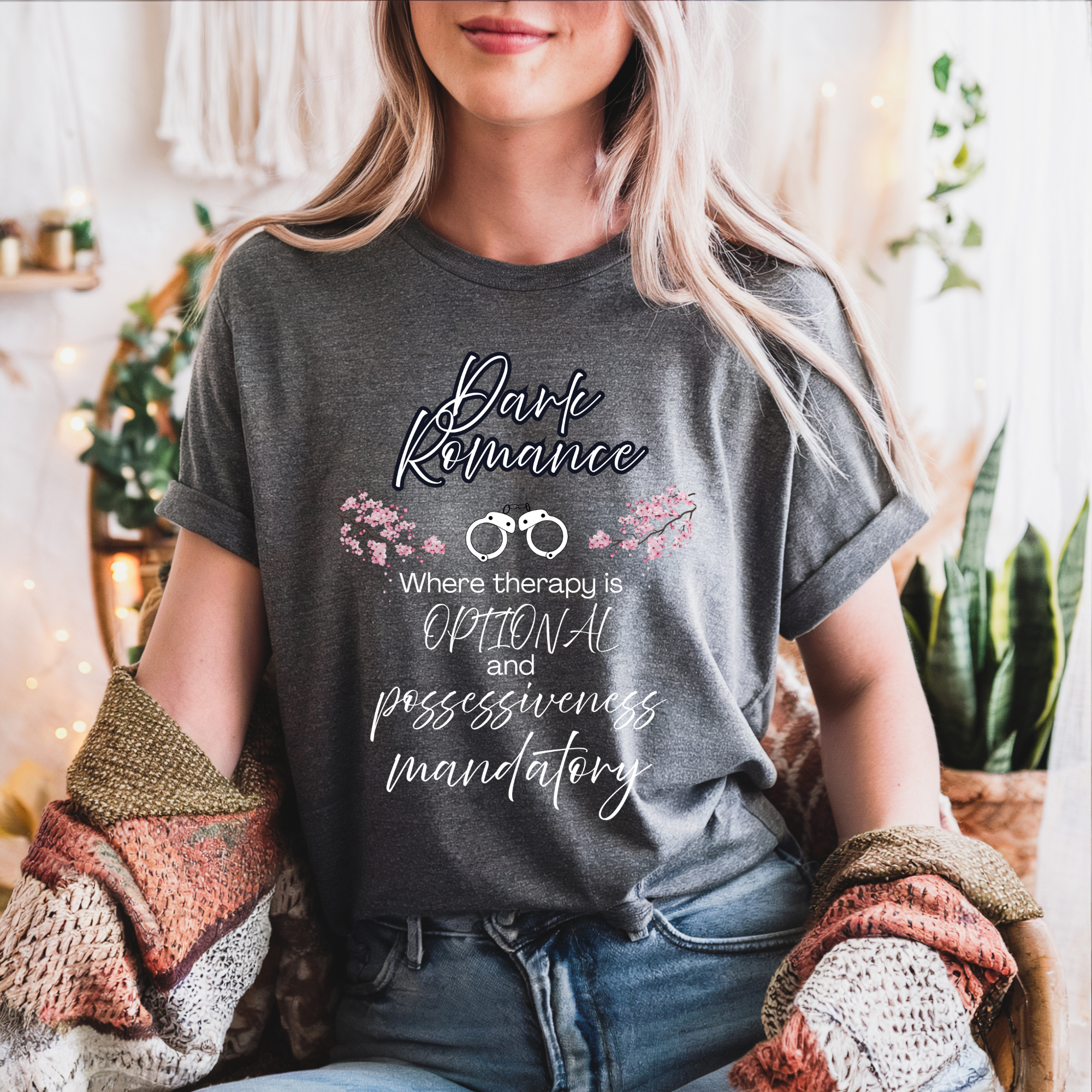 Dark Romance Bookish Tee for Readers