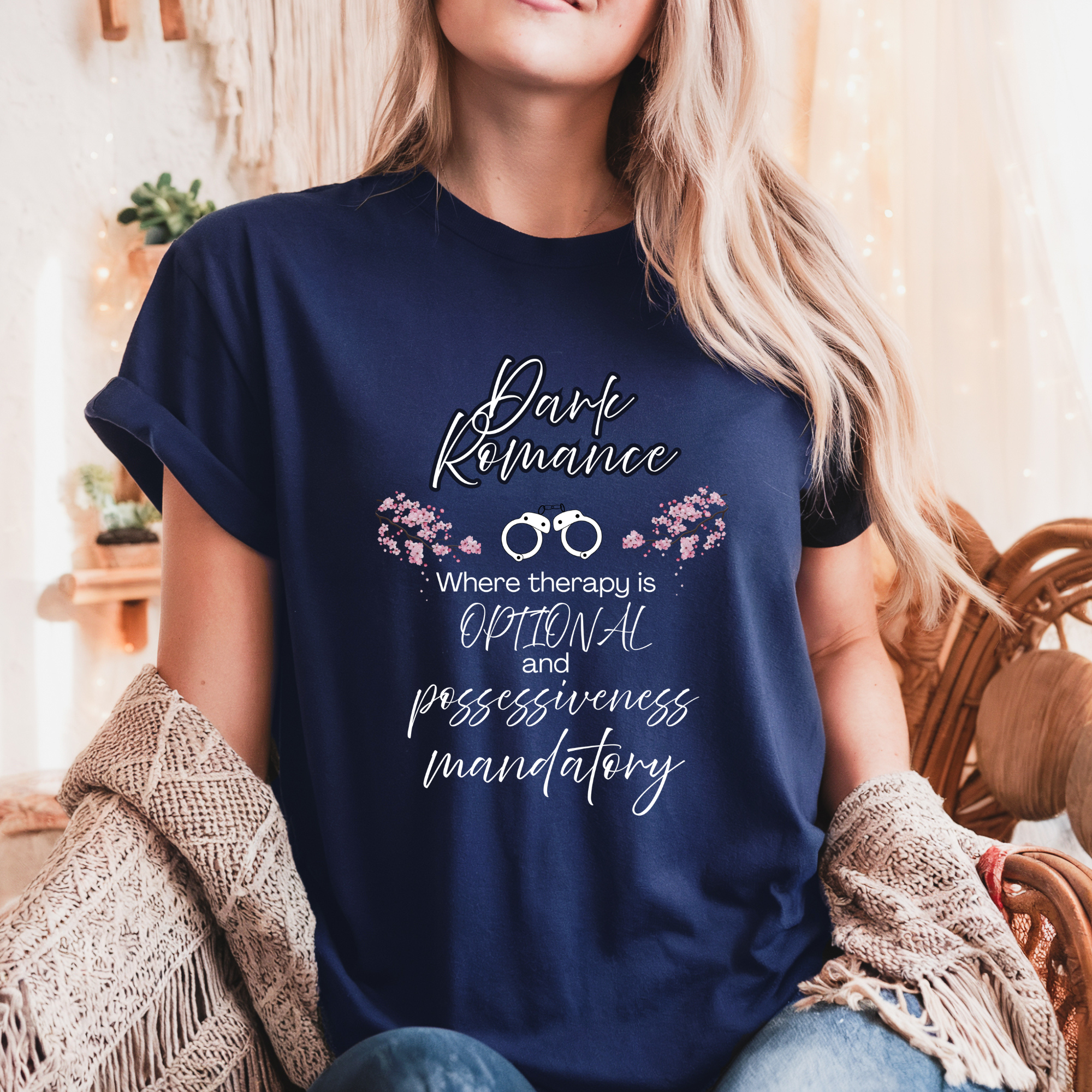 Dark Romance Bookish Tee for Readers