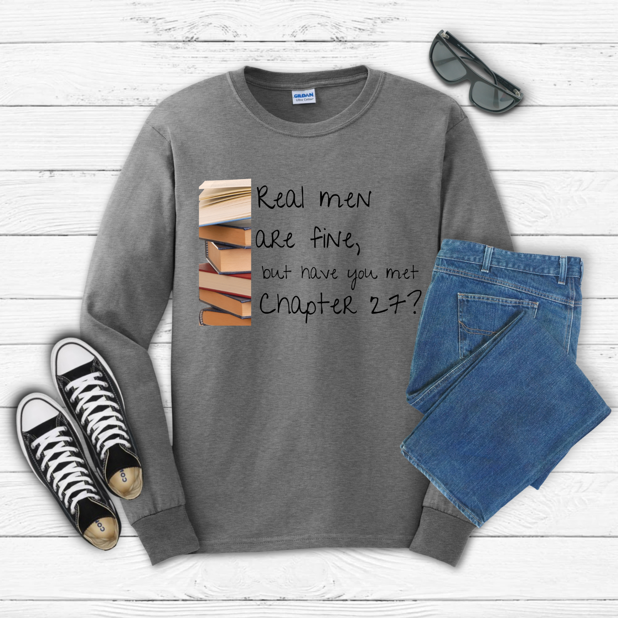 "Have you met Chapter 27?" Long Sleeve Tee — Book Lover Shirt