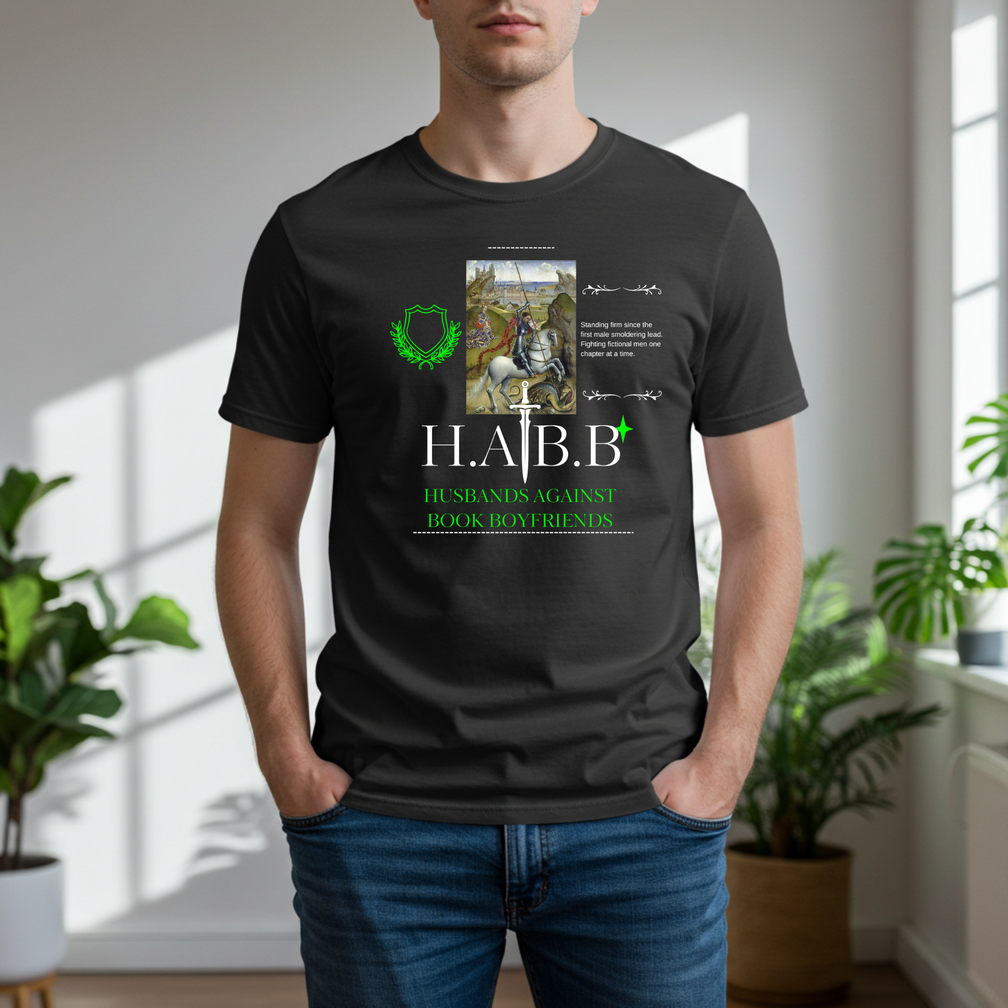 Husbands Against Book Boyfriends Shirt – Vintage Painting Book Humor Tee