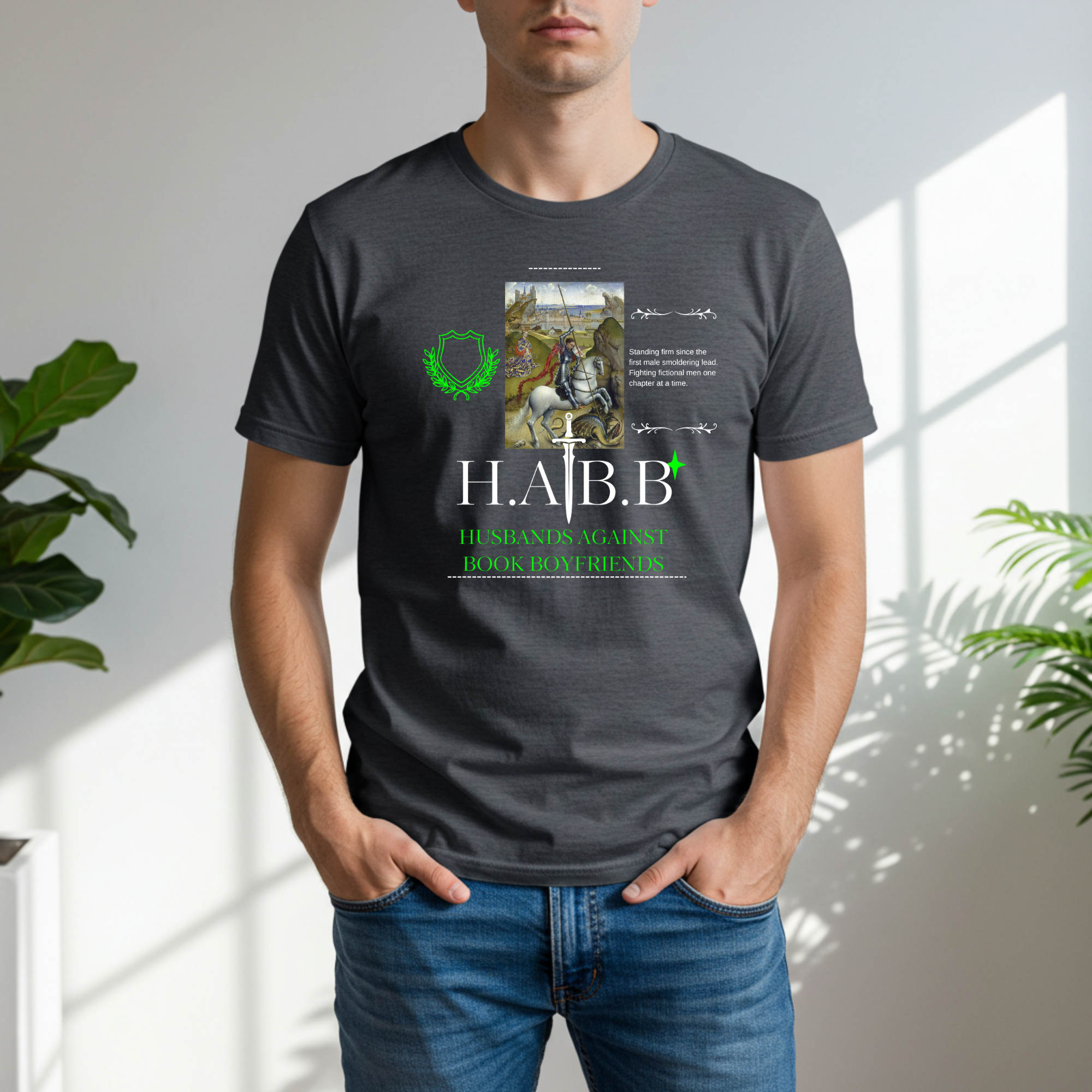 Husbands Against Book Boyfriends Shirt – Vintage Painting Book Humor Tee